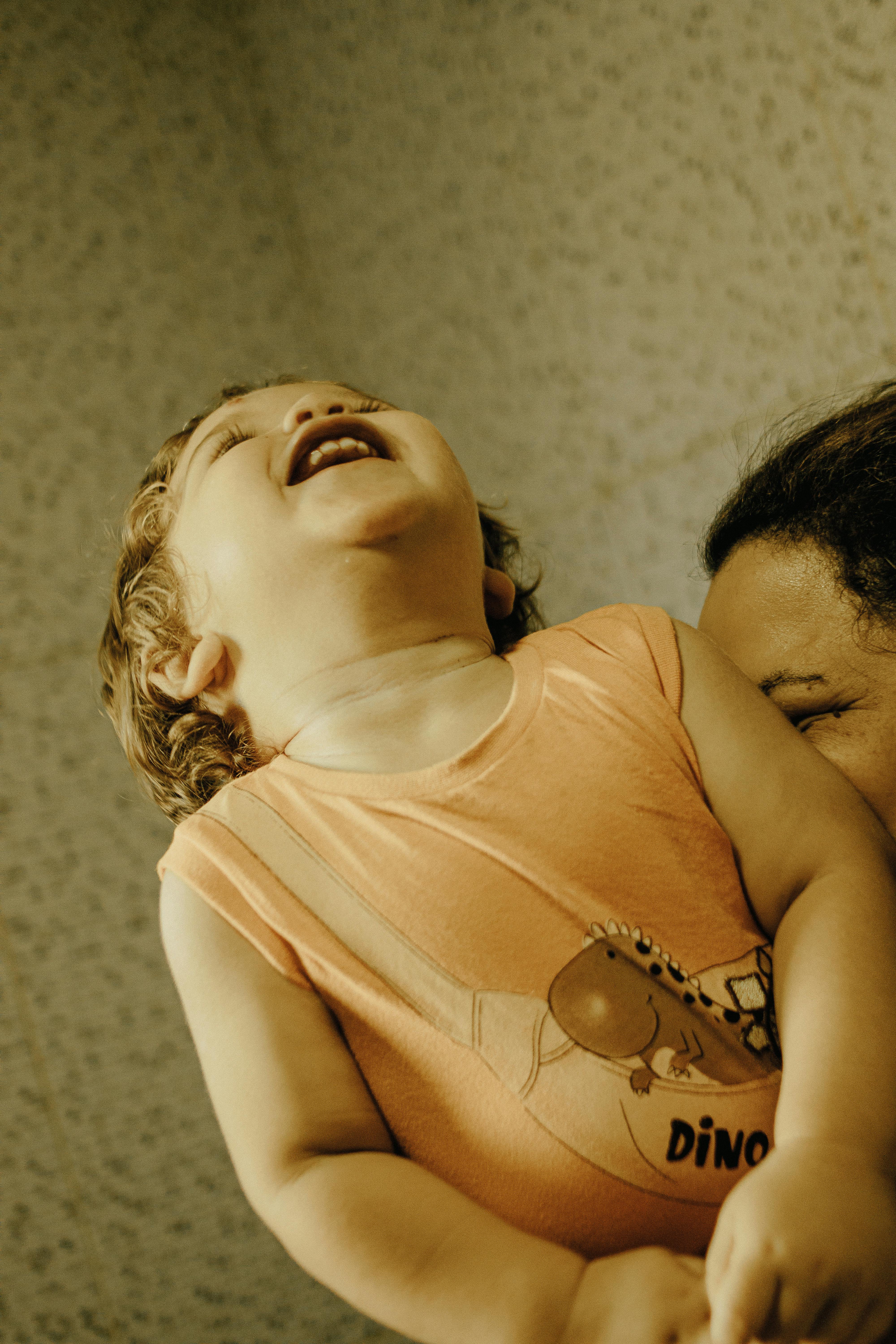 Happy child learning and growing